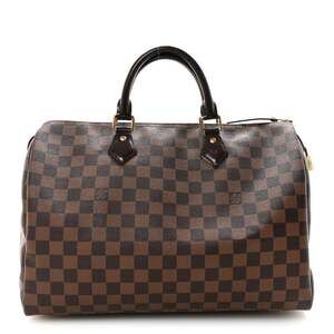 Louis Vuitton Damier Ebene Speedy 35 #240157L16B